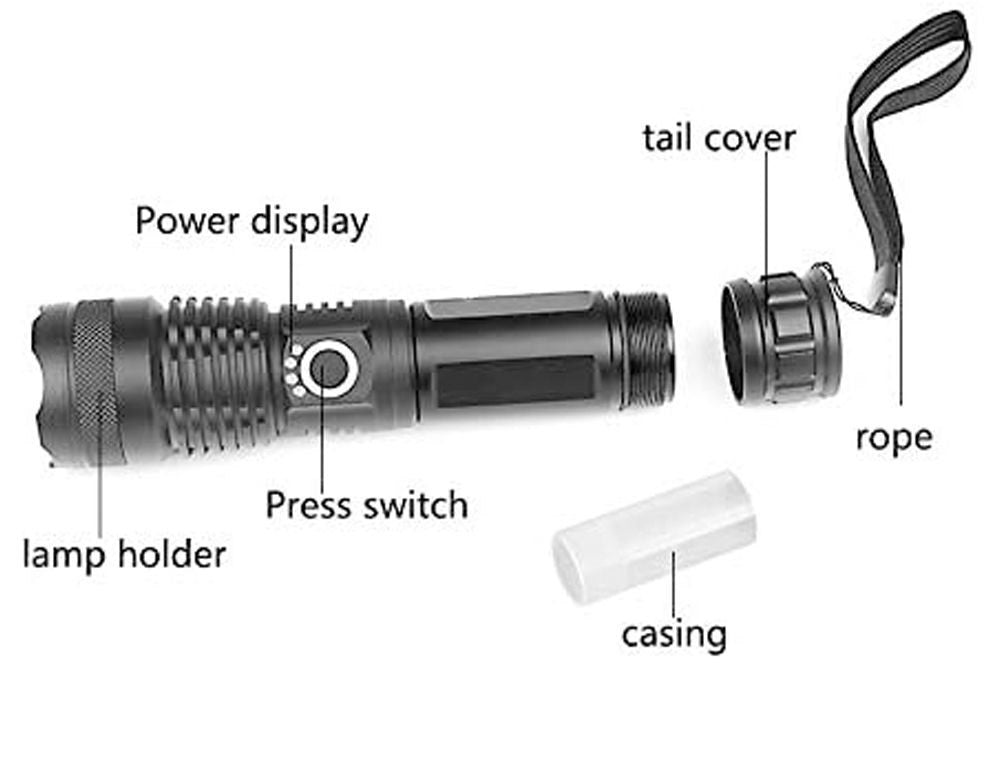 P50 Super Rechargeable Flashlight